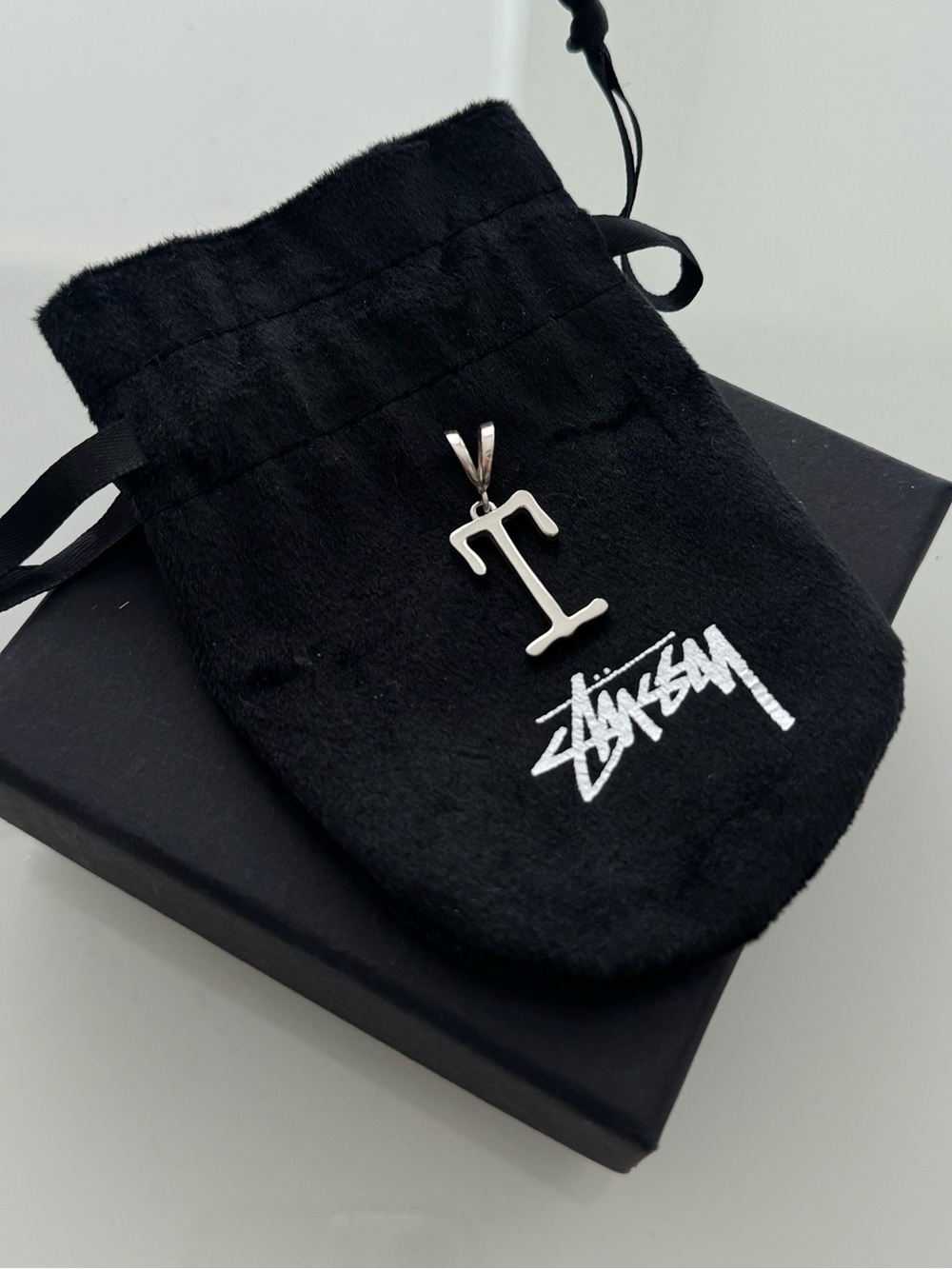 Stussy .925 “T” letter pendant - Alphabet Collection